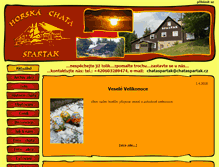 Tablet Screenshot of chataspartak.cz